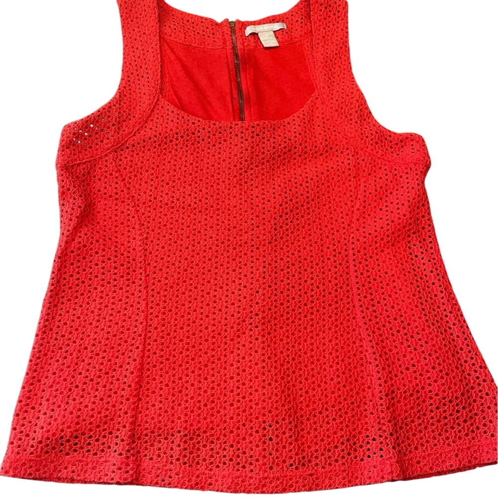 Banana Republic Scarlet Eyelet Tank Top